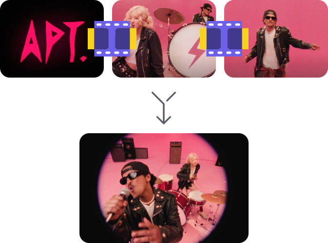 Seamlessly join multiple video clips Seamlessly join multiple video clips